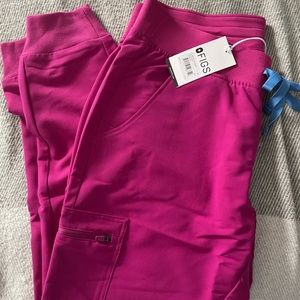 Medium Zamora Jogger Scrub Pants Raspberry Sorbet